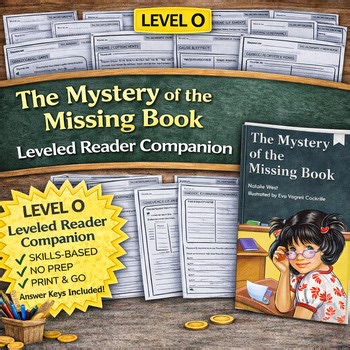 HMH Leveled Reader Companion | The Mystery of the Missing Book | Level O | 3rd