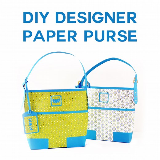 DIY Designer Paper Purse Makes a Gorgeous Gift Bag!