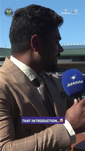 A childhood dream come true for #SanjuSamson at SW19! | #Wimbledon