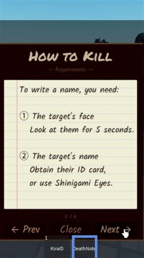 New DeathNote game!