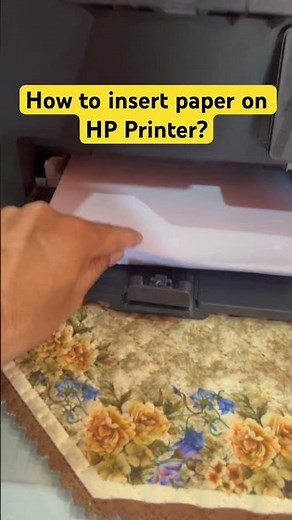 Insert paper on hp Laserjet Printers! Printer help