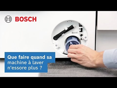 Que faire quand sa machine à laver n'essore plus ? | Bosch Home France