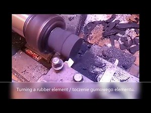 Rubber turning