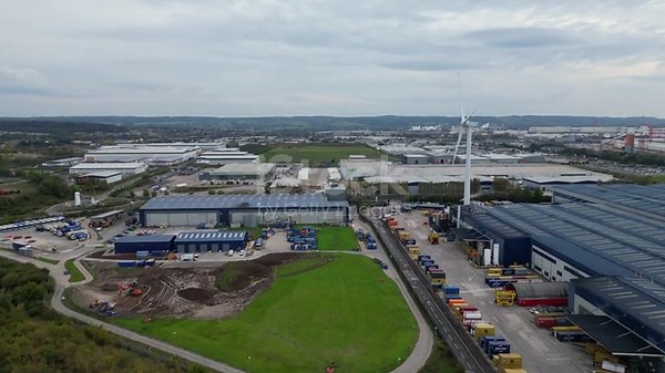 Sea Port and Docks at Industrial Estate of Avonmouth Bristol