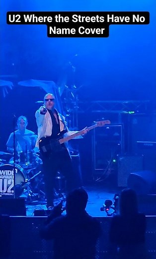 U2 Where the Streets Have No Name Cover #u2 #bass #concert #venue