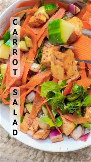 This Crunchy Salad is ADDICTIVE! 🥕🥒 | Easy Healthy Carrot Cucumber Salad Recipe