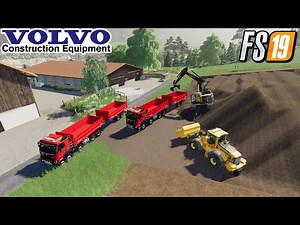 FS19 MULTIPLAYER ROLEPLAY WALCHEN TP MAP DAY#4 WORK WITH VOLVOs FARMING SIMULATOR 19