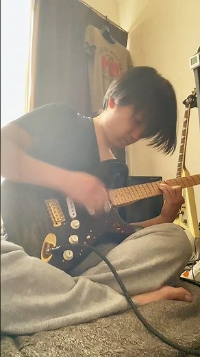 寝起きにイングヴェイ｜ウォームアップの速弾きはRising Forceのアウトロ｜Yngwie｜ギタリスト｜Fender マスビルストラト｜ギター練習