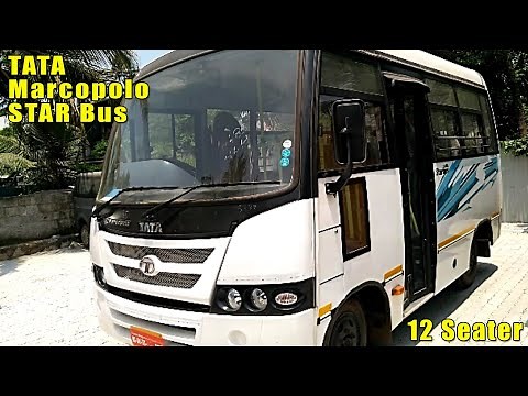 2019 Tata Marcopolo Star Bus 12 Seater Detailed review include mileage, price, specifications