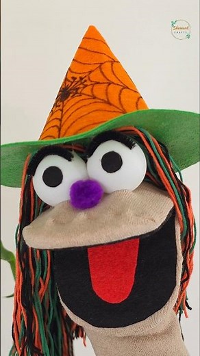 Easy And Fun Halloween Puppet Tutorial 👻