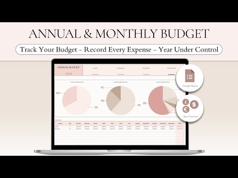 Annual & Monthly Budget Planner Tutorial | Google Sheets Step-by-Step