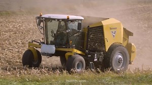 Check out the ZR5-1200 self-propelled baler in action. Who else is baling cornstalks this week? Share a picture with us if you are! | Vermeer Agriculture