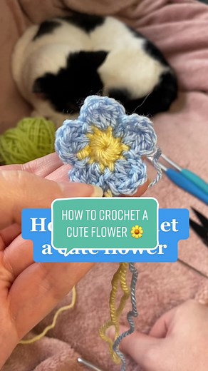 Crochet Tutorial: How to Crochet a Flower ft. Molly