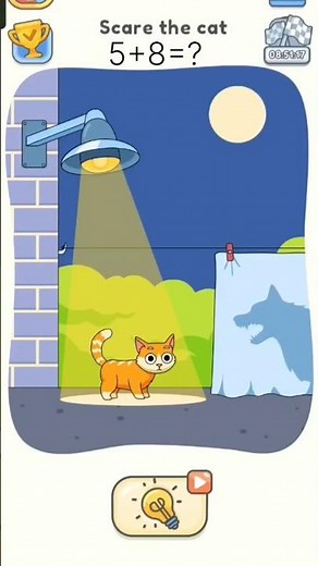 Scare the cat dop 5 (delete one part) dop 5 level - 97 #dop5 #short