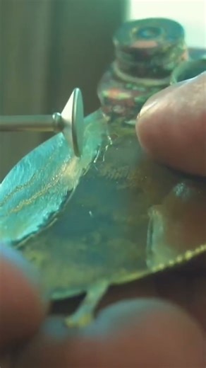 Brass Jewelry Making - From Brass Sheet to Magical Owl – You Won’t Believe It! part3 #shorts