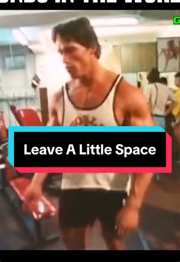 Always gotta leave a little space in between the metal plates. #gymtok #workout #fitness #bodybuilding #arnold