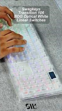This keyboard is insane @swagkeys6820 Transition106 Full-size #KeyboardRecommendation
