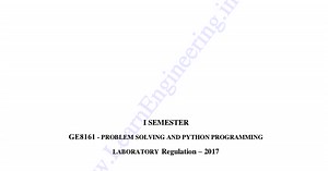 GE8161 - Problem Solving and Python Programming Laboratory- By LearnEngineering.in.pdf