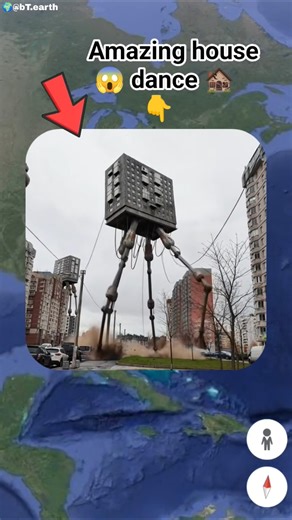 I Found amazing house dance 🏚️😱🤯 on Google maps and Google Earth #bts #earth616 #house #dance Earth🌎
