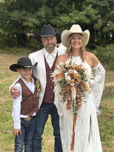 Cascading Dried Flower Wedding Bouquet: Terracotta & Greenery Boho Bridal Bouquet - Etsy