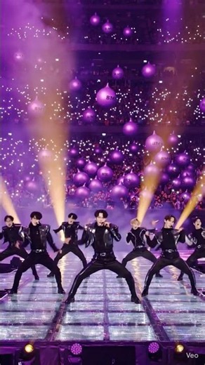 BTS Unleashed: Intense Stage Presence & Choreography | Stage Violet #bts #kpop #shorts