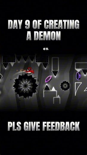 Day 9 of creating a Demon | Geometry Dash #geometrydash