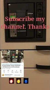 Air Circuit Breaker Control Wiring & Maintenance