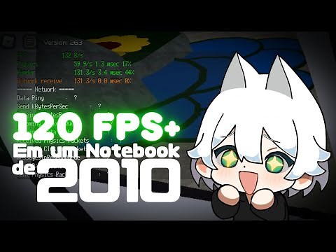 Tudo que eu fiz para rodar Blox Fruits a 120 FPS em um Notebook Fraco | Blox Fruits
