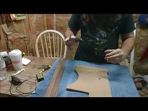 How to make wood humbucker Pickup rings mp4