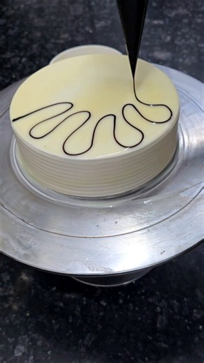 mini mirror glaze art cake design decoration recipe #cakedecorating #easyrecipe #simplecake #viral