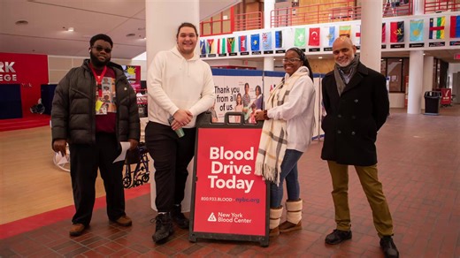 Giving back in the most powerful way. Thank you to everyone at York College who rolled up their sleeves for today’s blood drive!🩸 | York College / CUNY