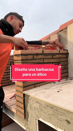 Diseño una barbacoa brutal para un ático… ¡en solo 2 días! 🔥✨ Mira cómo quedó 👇 #fyp #construction #obra #moneytips #design