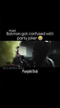 Punjabi batman hot confused with party joker 😂 #haider_dubs #viral#batman#punjabicomedy #batman