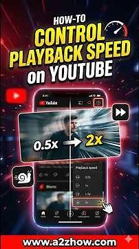How Do I Change the Playback Speed on a Youtube Video?