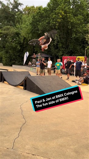 Teamriders Paul & Jan at BMX Cologne 2025! This Event bring back the fun side of the BMX lifestyle! #bmx #kunstform #bmxshop
