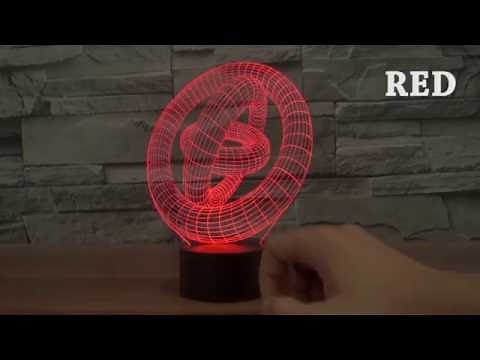 Lampeez Demo Video - 3D LED Illusion Lamps