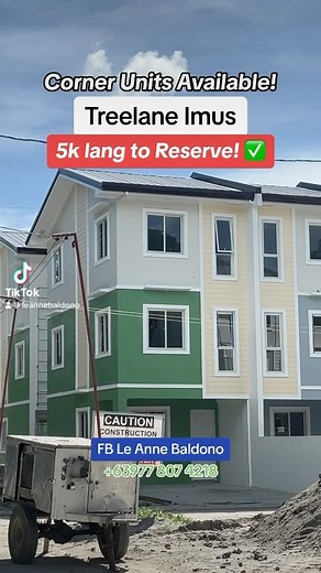 Corner unit for business!  Now open for reservation for only 5k + requirements. DM for computation and list of req ✅ #TreelaneImus #businessopportunity #pagibig #houseandlotnearmanila #caviteproperties | Le Anne Baldono | Facebook