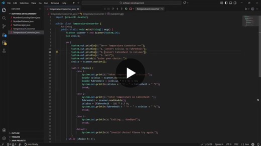 #softwaredevelopment #java #corejava #finaltask #internshipexperience #programming #learningjourney #cognifyz | Bhavadharani Palanisamy