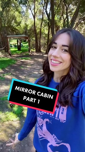 We went on a cool vacation to a mirror cabin in the woods! this is part 1 of 3.