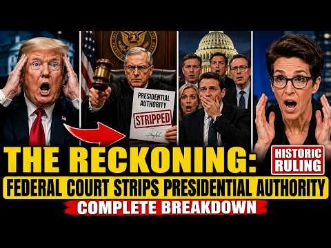 THE RECKONING: FEDERAL COURT STRIPS PRESIDENTIAL AUTHORITY - COMPLETE BREAKDOWN