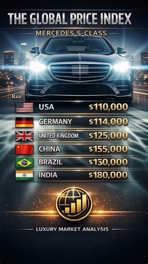 🏆 THE GLOBAL PRICE INDEX MERCEDES S-CLASS
