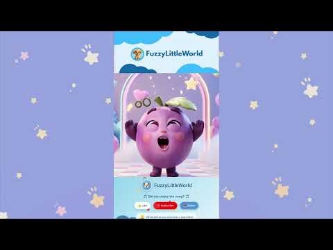 G is for Grape | Grape is Dancing & Singing! 🍇 Share a Little Song | FuzzyLittleWorld