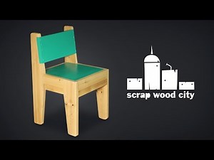 How to make a small wooden chair for kids - DIY