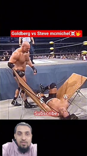 Goldberg best powerful match 💪#wwe#golbarg #shorts