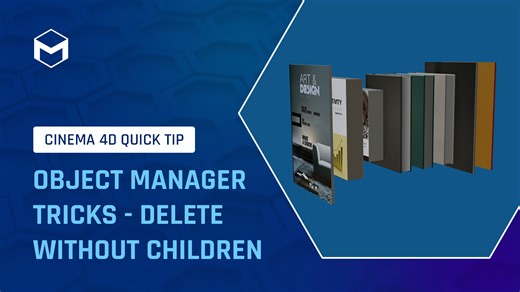 Maxon Cinema 4D on Instagram: "💡 #C4DQuickTip: Instantly tidy your Object Manager in #Cinema4D with the "Delete Without Children" command. This simple trick removes clutter while keeping all your important objects intact."