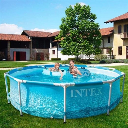 Allia Lily | Intex Beachside Pool with Pump & Filter SALE $1299 Delivery available nationwide 3519006 #intex #pool #swimming | Instagram