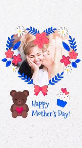 106K views · 870 reactions | Still looking for a way to say Happy Mother’s Day?  Design your own personalized card with Photofox! You’ll use Elements, Frames, Stickers & more to create this heartfelt gift for Mom  | Photoleap by Lightricks | Facebook