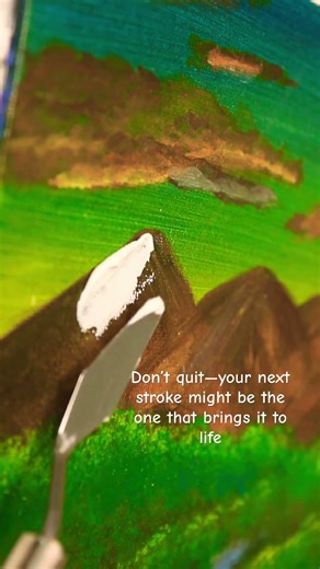 Creating 3D mountains #shorts