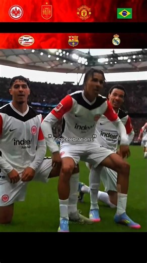 Trio Celebration 🌟 #football