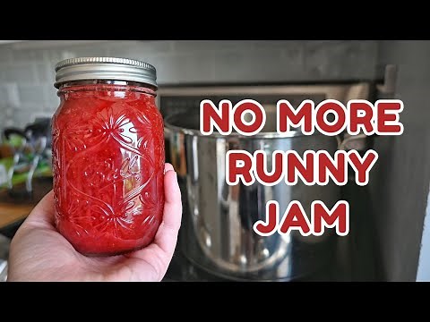 The Easiest Way to Fix Runny Jam | Water Bath Canning Jam